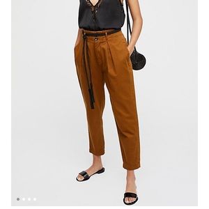 Free People Paper Bag Waist Pants